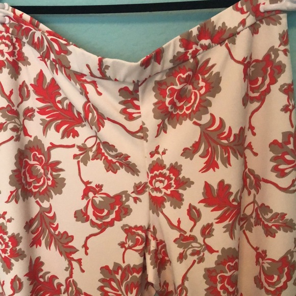 Dennis Basso Printed Luxe Crepe Pull-On Wide-Leg Pants And Tunic Top 2 Piece Set - Picture 4 of 13